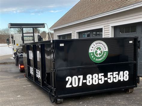 dumpster rental southern maine.